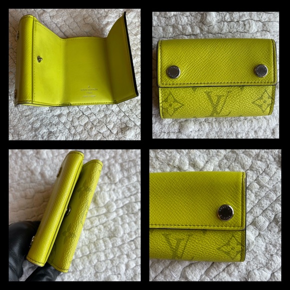 2019 Louis Vuitton Jaune Taigarama Discovery Mini Trifold Wallet - Picture 15 of 16